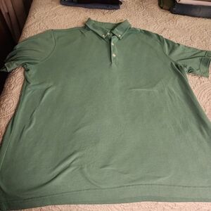 Merona Men's Green Button-Down Polo